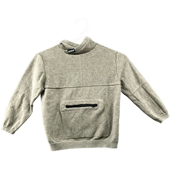 Zara Other - Zara Boys Size 4T Green Sweater Olive Green Zip Pocket Knit Pullover Sporty